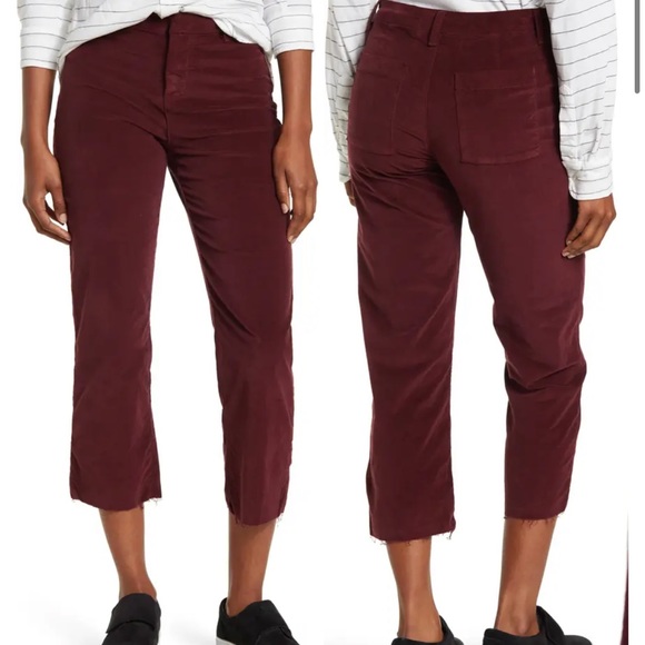 Frank & Eileen Pants - FRANK & EILEEN Kinsale Straight Leg burgundy micro corduroy pants NEW 2 4